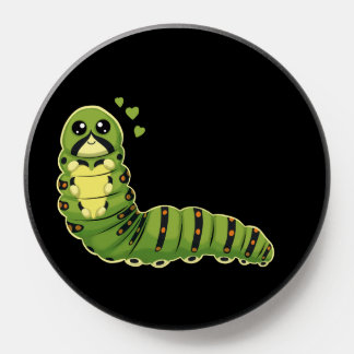 Cute Caterpillar with Hearts PopSocket