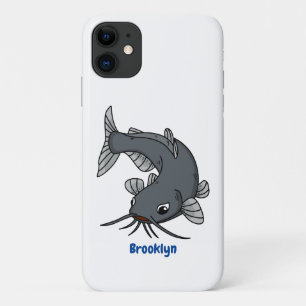 Cute catfish cartoon illustration iPhone 11 case