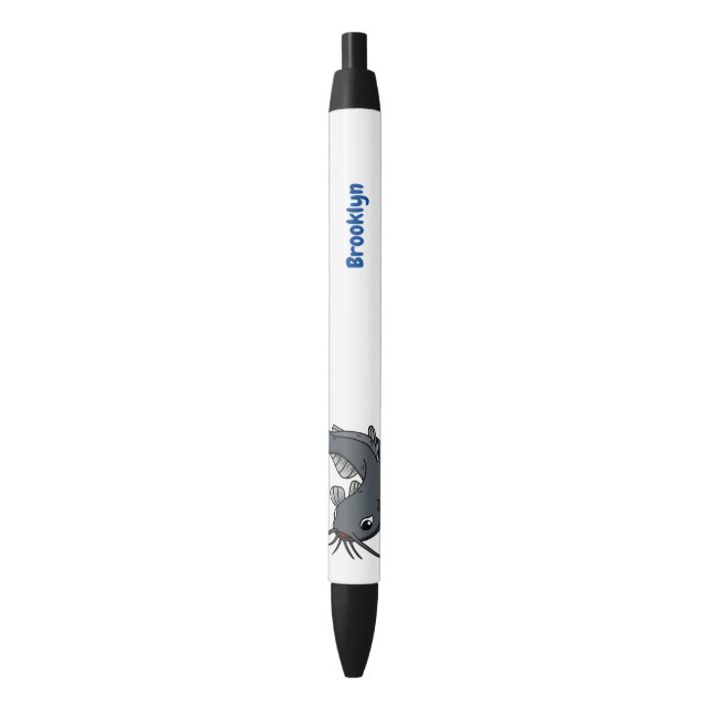 Cute catfish cartoon illustration   pen (Front Vertical)