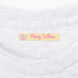 Cute caticorn kids Clothing Label