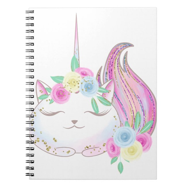 Cute Caticorn Notebook