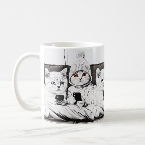 Cute cats 02 coffee mug