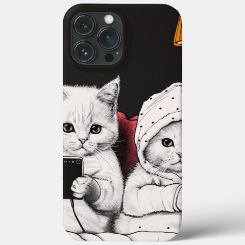 Cute cats 03 iPhone 13 pro max case