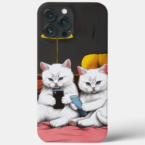 Cute cats 04 iPhone 13 pro max case
