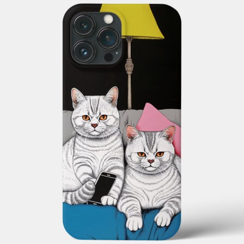 Cute cats 05 iPhone 13 pro max case