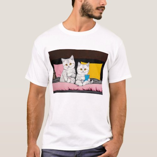 Cute cats 07 T_Shirt