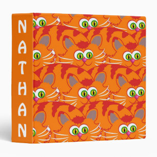 Cute Cats 3 Ring Binder
