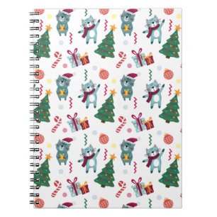 Cute Cats And Christmas Notebook