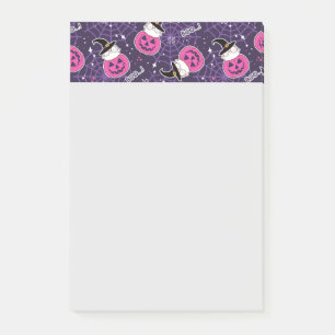 Cute Cats and Pumpkins Halloween Pattern Post-it Notes