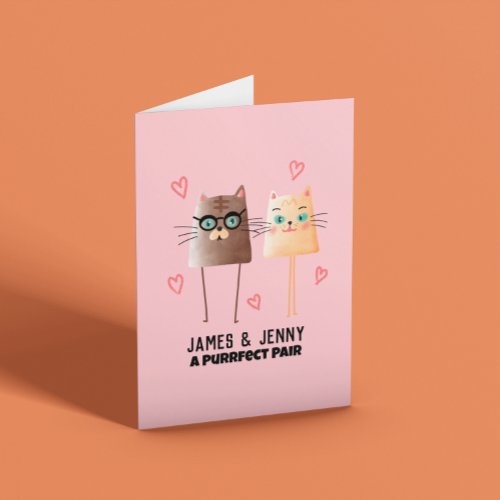 Cute Cats Anniversary  Card