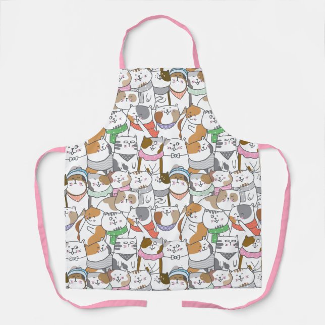 Cute Cats Apron (Front)