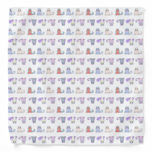 Cute cats are cryptokitties pattern 1 bandana