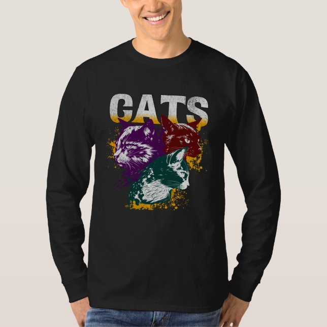 Cute Cats Cat  Cat Owner Kitten  Men Women Kids T-Shirt (Front)