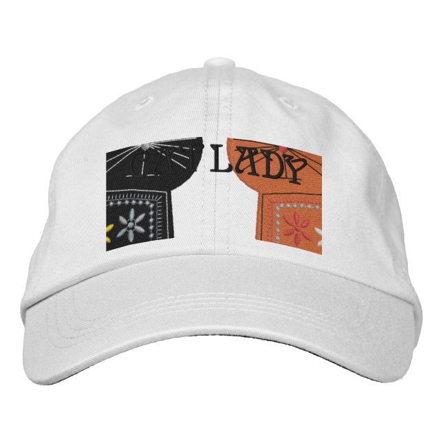 Cute Cats Cat Lady Embroidered Cap (Front)