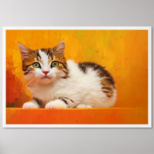 Cute cats collection framed art