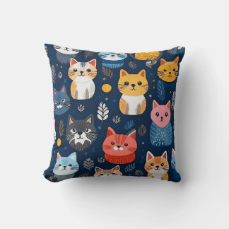 Cute cats cushion