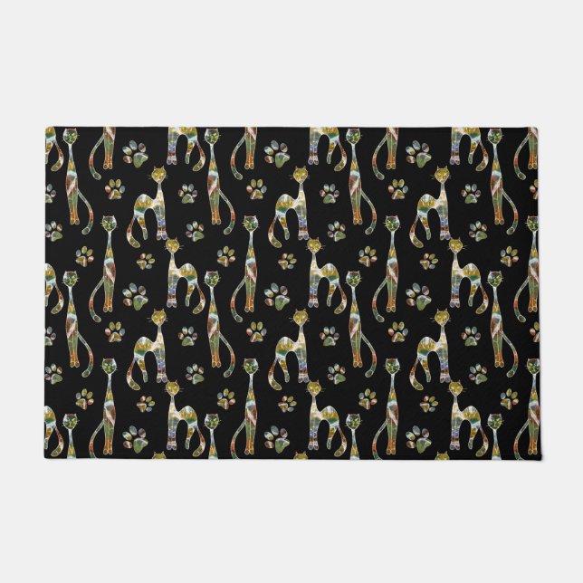 Cute cats doormat (Front)
