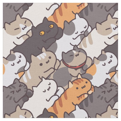 Cute Cats Fabric