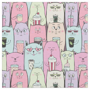 Cute Cats Fabric