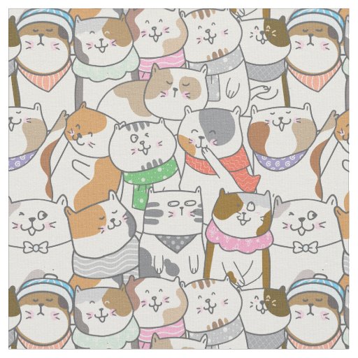 Cute Cats Fabric
