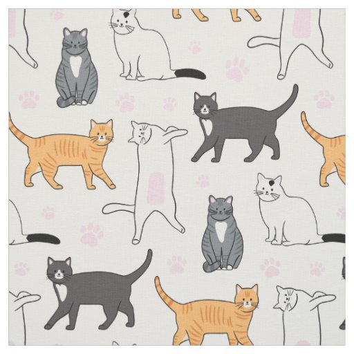 Cute Cats Fabric