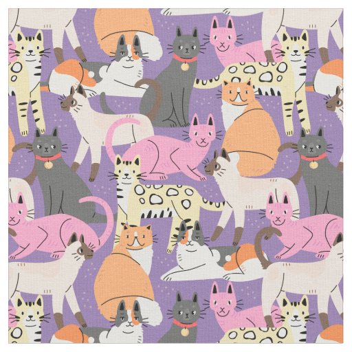 Cute Cats Fabric