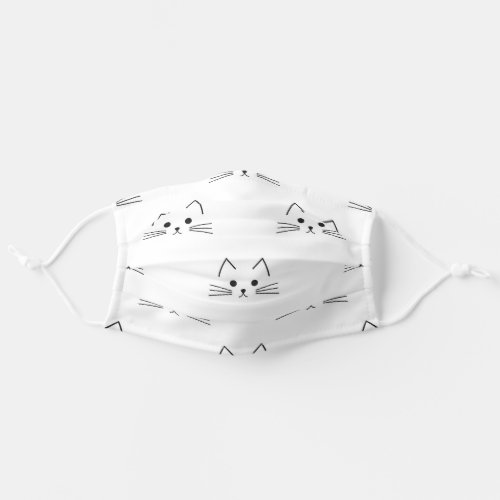 Cute cats face mask adult cloth face mask