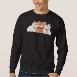 Cute Cats Friends Fun Three Tres Amigos Sweatshirt