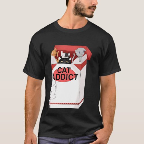 Cute Cats in a Box for Cat T_Shirt