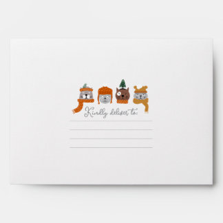 Cute Cats in Cozy Winter Knits Kindly Deliver To Envelope