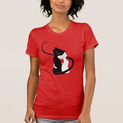 Cute Cats In Love Cat Lover T-Shirt
