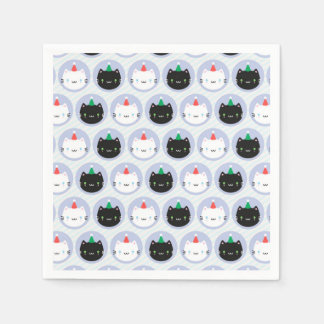 Cute Cats in Party Hats Napkins