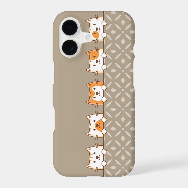 Cute Cats Iphone Case (Back)
