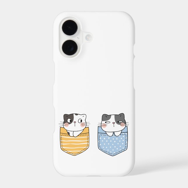 Cute Cats Iphone Case (Back)