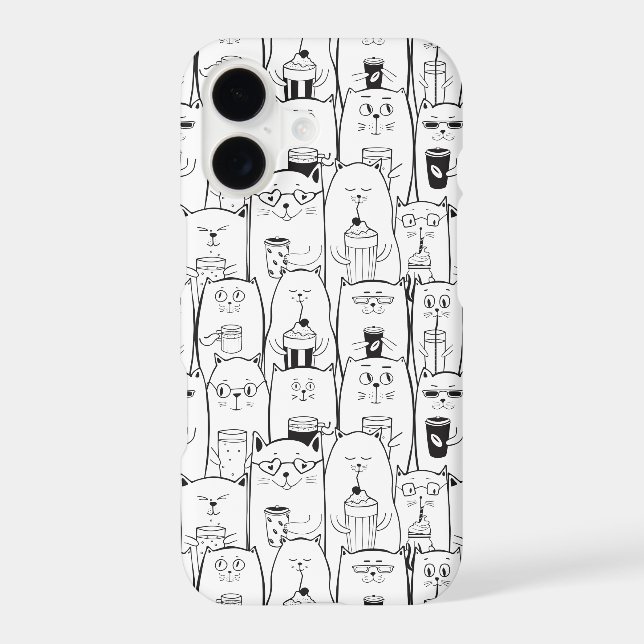 Cute Cats Iphone Case (Back)
