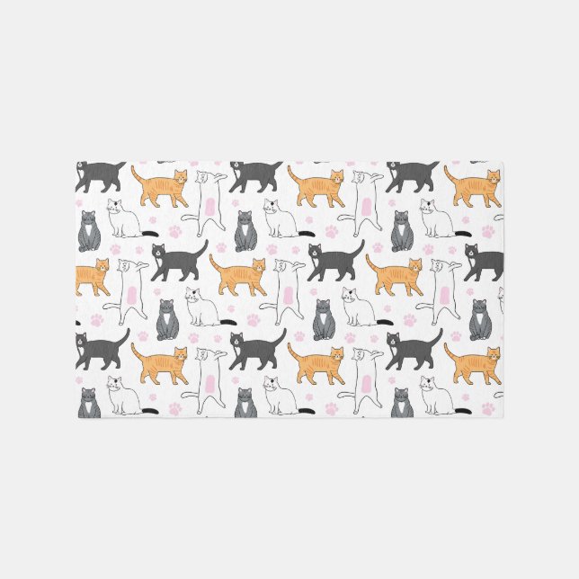 Cute Cats Kids  Rug (Front)