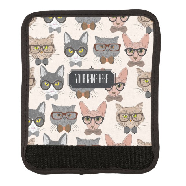 Cute Cats Luggage Handle Wrap (Front)