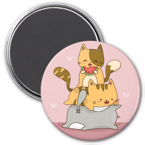 Cute Cats Magnet