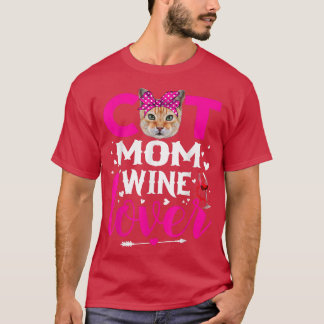 Cute Cats Mother Lover Cat Dog Mother's Day T-Shirt