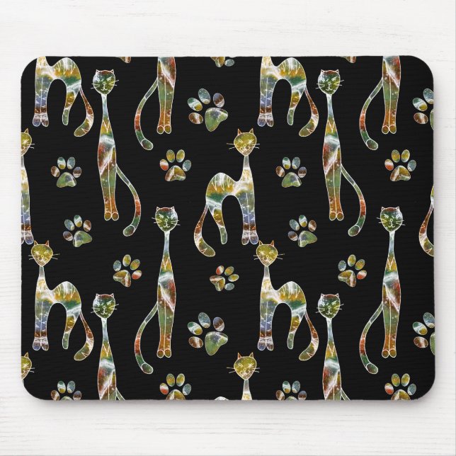 Cute cats mouse pad (Front)