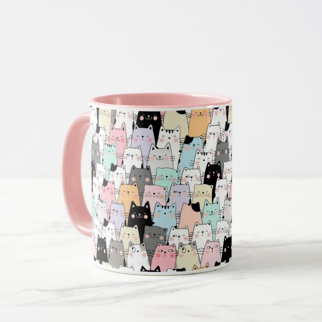 Cute Cats Mug (Front Left)