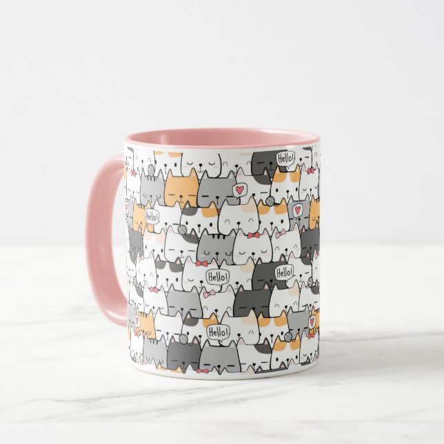 Cute Cats Mug (Front Left)