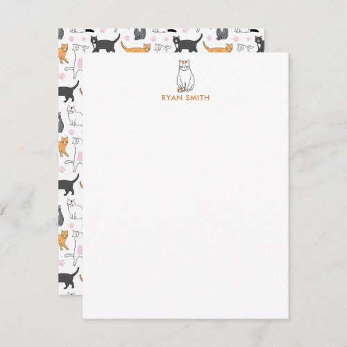 Cute Cats Note Card