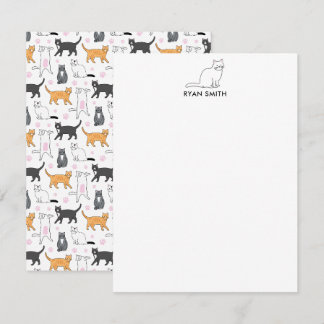 Cute Cats Note Card