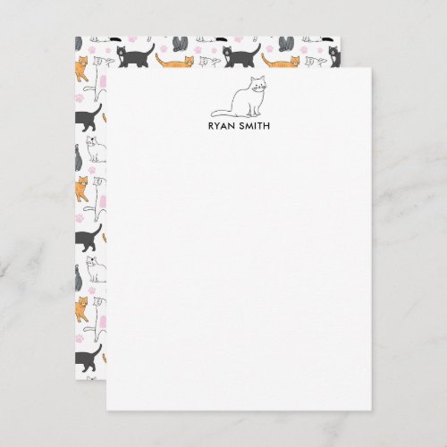 Cute Cats Note Card