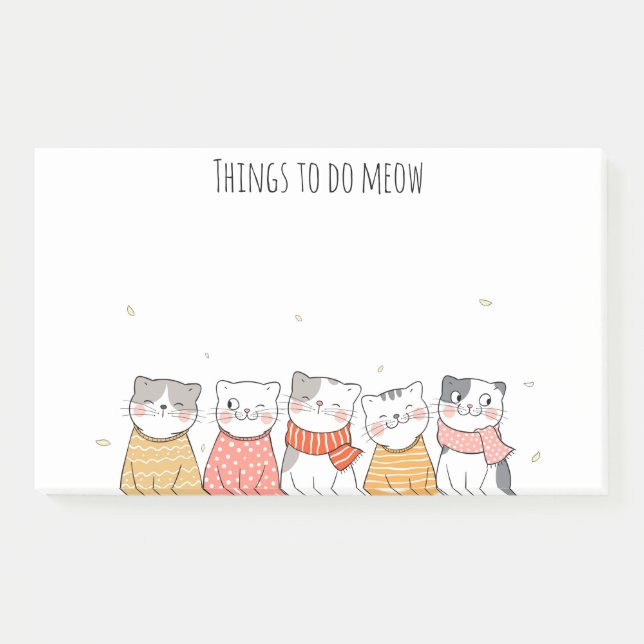 Cute Cats Notes (Front)