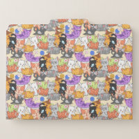 Cute cats pattern