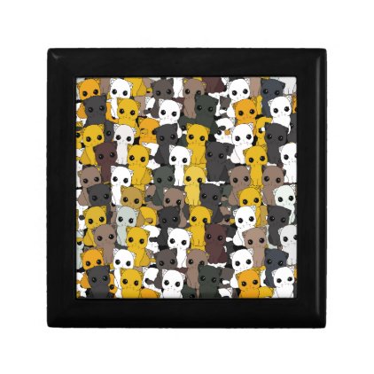 Cute cats pattern gift box