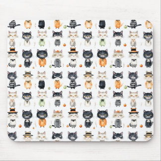 Cute Cats Pattern Mousepad