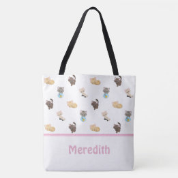 Cute Cats Pattern | Personalized Tote Bag